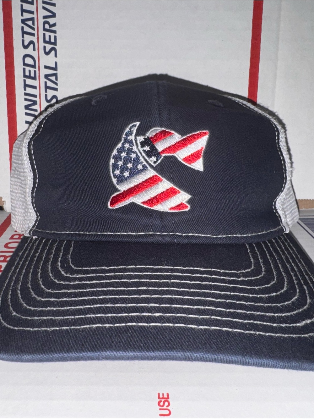 Trucker dad hat mesh baseball Cap 🧢 US American Flag 🇺🇸 fish 🐟 🐠 CCAFL Florida